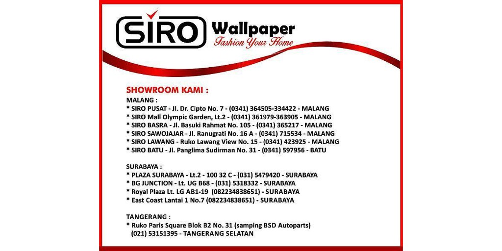 Toko Online Siro Wallpaper Jakarta Shopee Indonesia