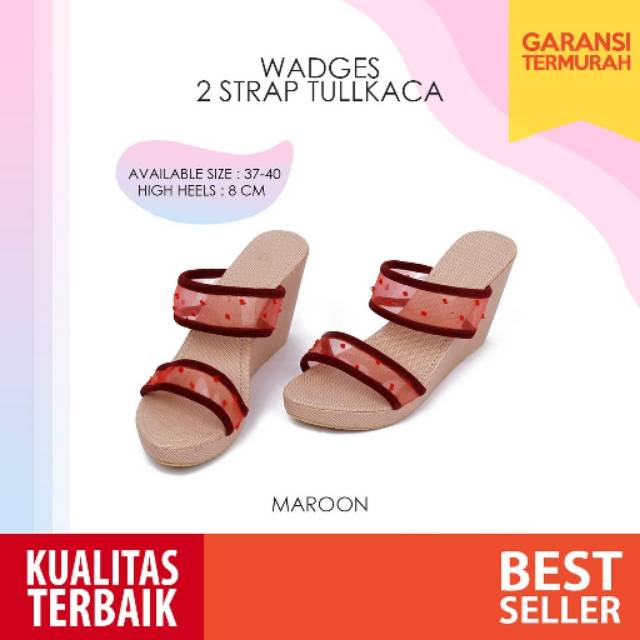 WEDGES 2 STRAP TULL KACA
