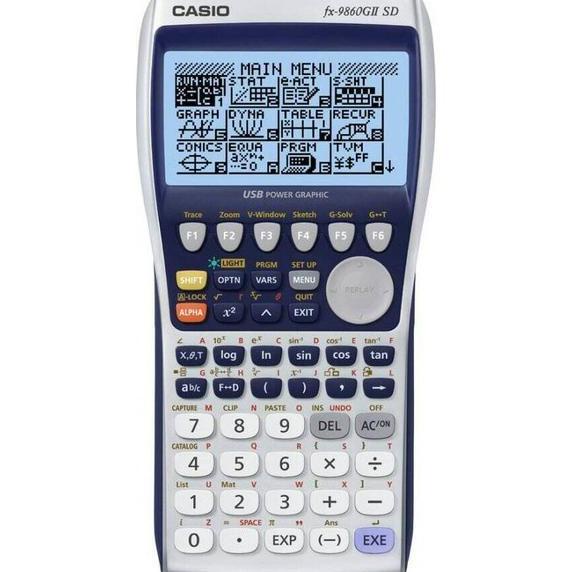 

BUKU & ALAT TULIS PERLENGKAPAN SEKOLAH & KANTOR CASIO FX9860 G II SD