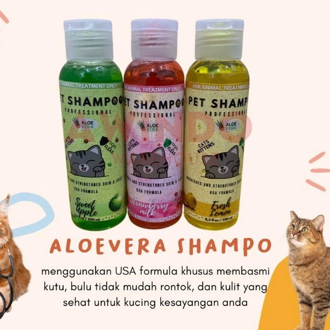 Shampo kucing/anjing anti kutu 100ml