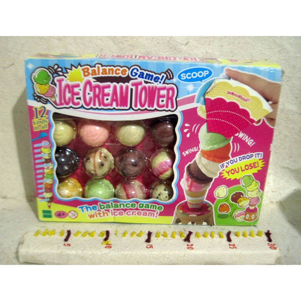 Mainan Anak Mainan Edukasi Ice Cream Tower Original EPOCH JAPAN