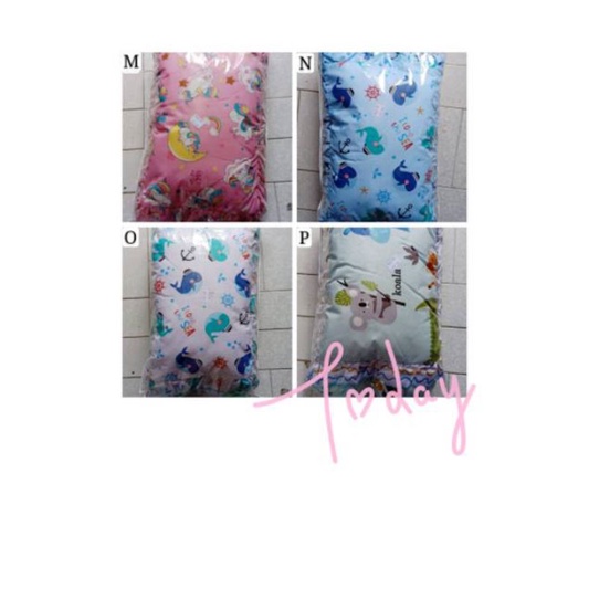 Bantal cembung guling bayi set 40cm sarung bisa dilepas katun halus Dakron / Bantal guling