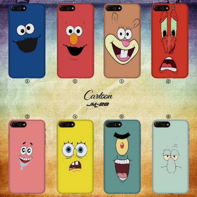 [JM-28] CASE 3D SPONGEBOB FULLPRINT OPPO A3S A5S F9 A37 A71 A83 A1K F1S F1 A5 2020