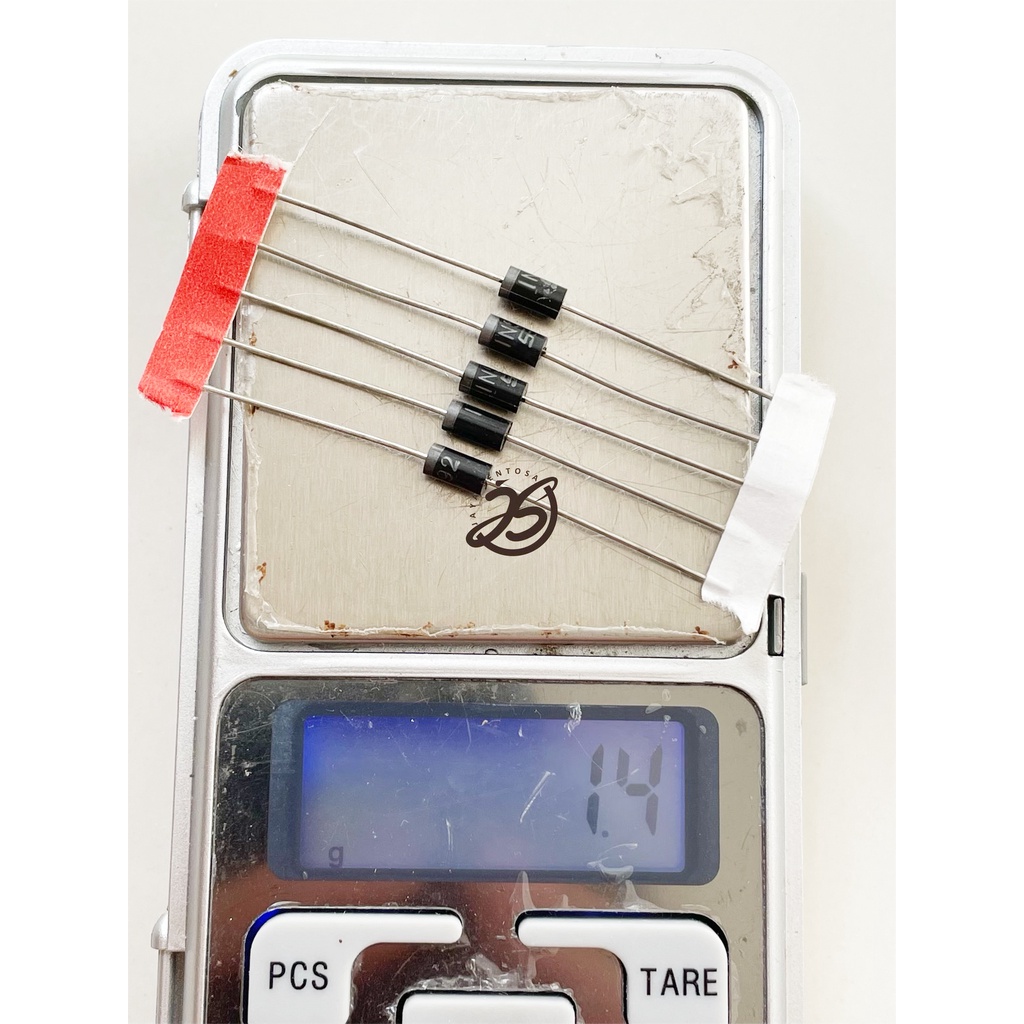 DIODA IN5392 ROLL (1BUAH) SEP ASLI DIODE 2A IN5392 ROLL IN 5392