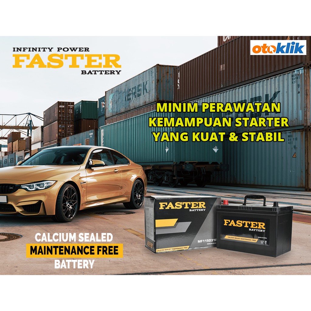 Faster MF NX 120-7 Aki Kering Mobil