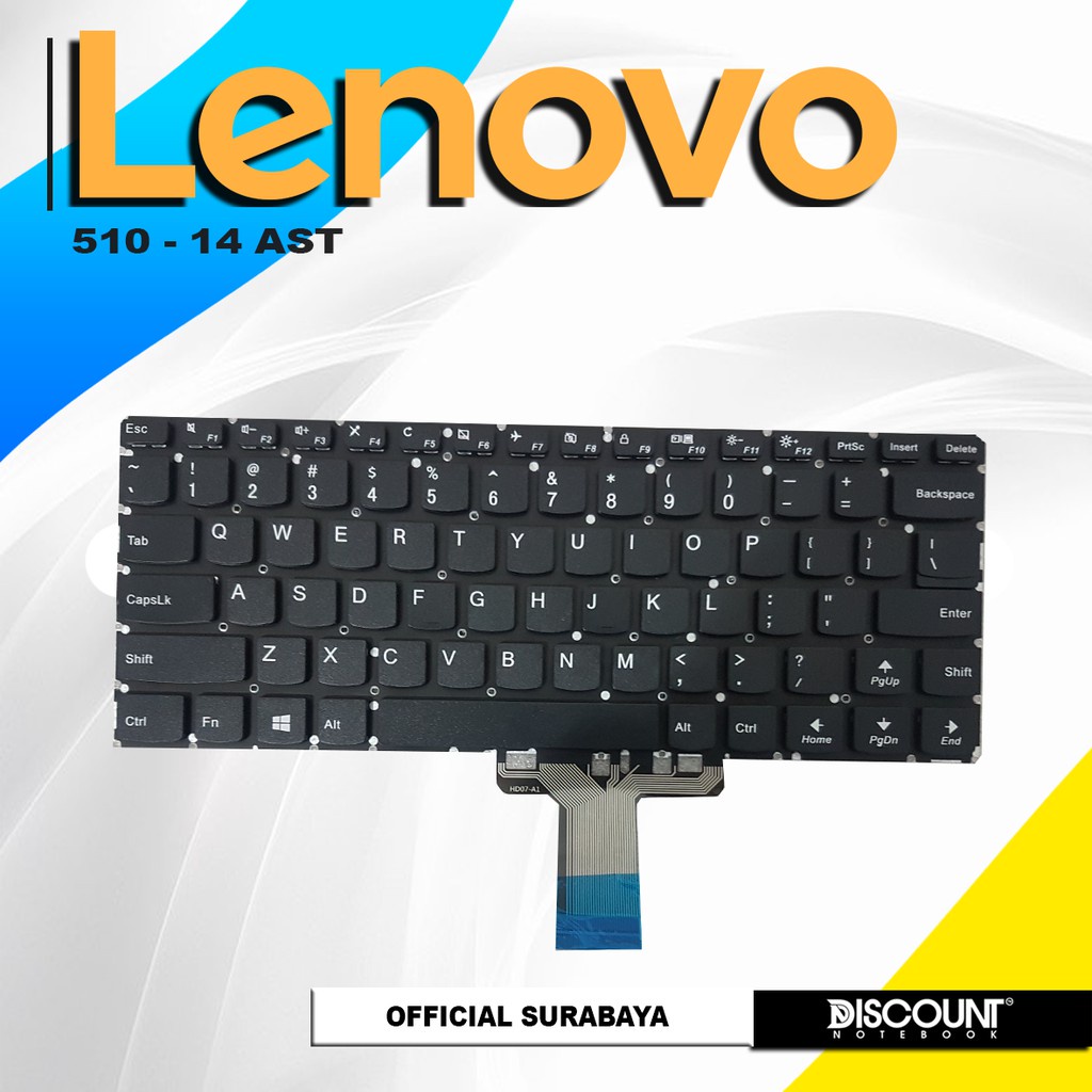 KEYBOARD LAPTOP LENOVO Lenovo Ideapad Yoga 510-14AST 510-14IKB 510-14ISK - NO BACKLITE