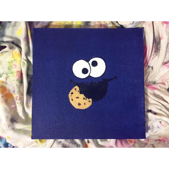 

Acrylic painting - Cookie Monster