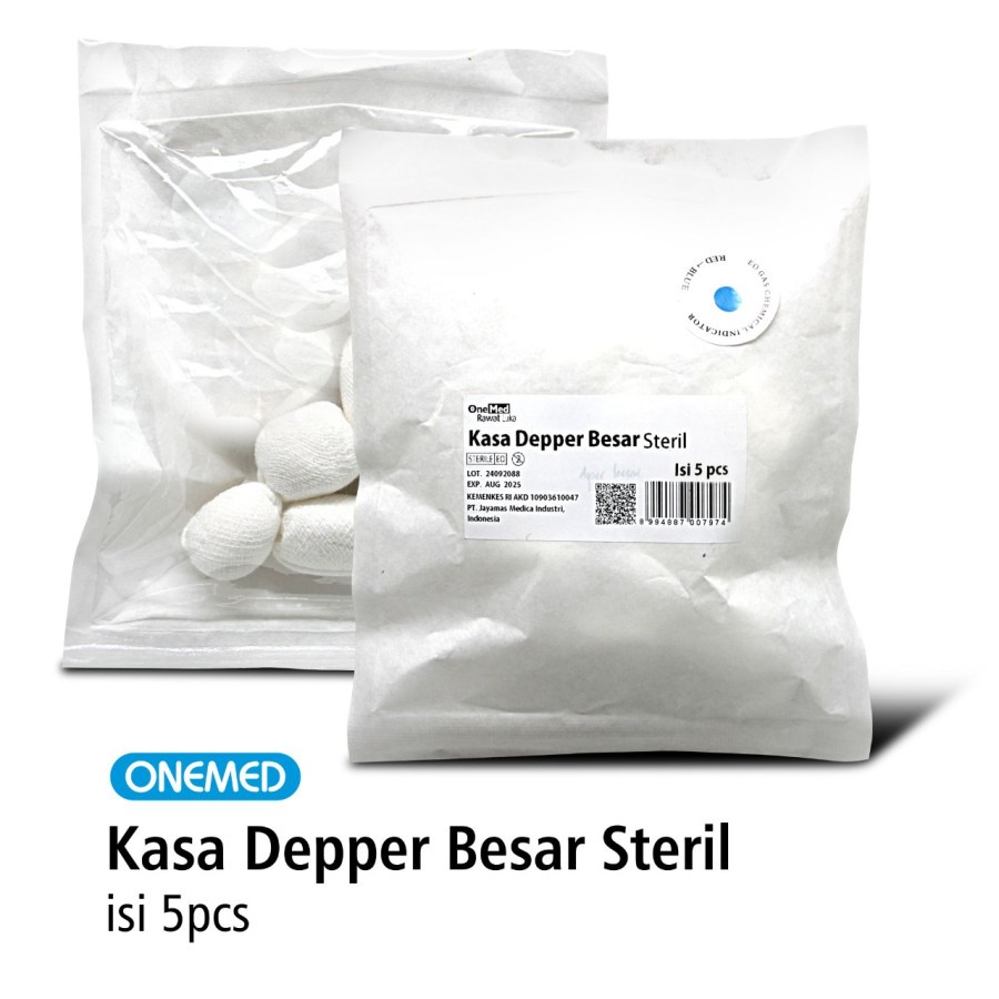 Kasa Depper Besar Steril OneMed Pak Isi 5Pcs OJ2