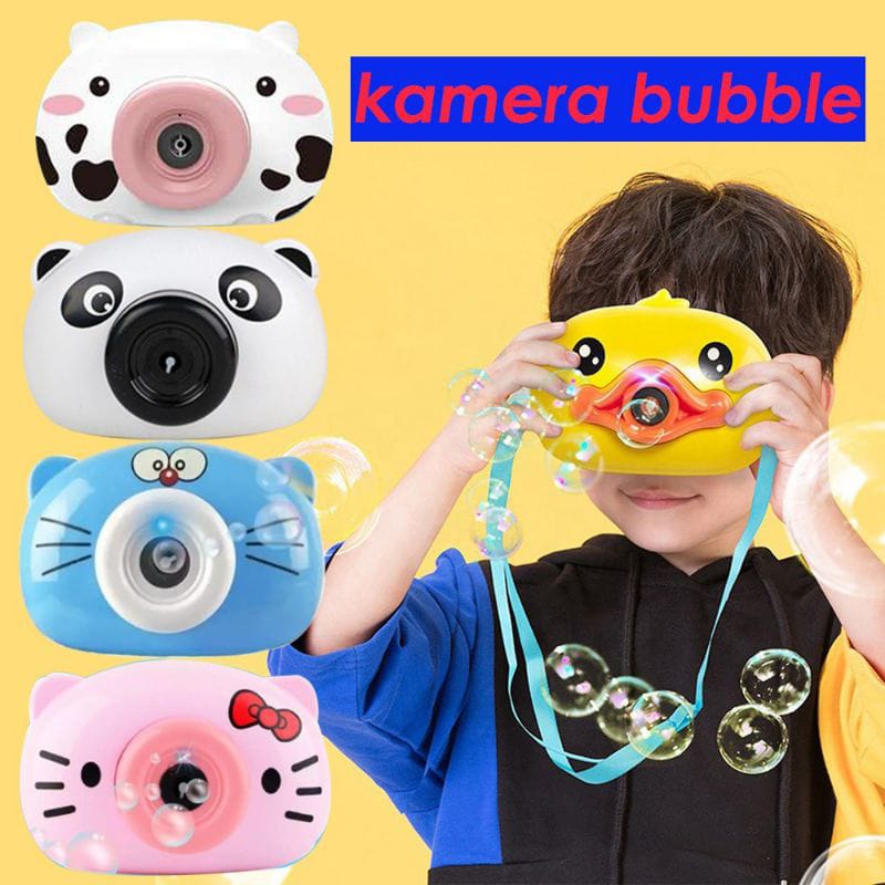 Bubble Kamera Anak Gelembung / Bubble Camera / Elektrik Bubble Camera Kids