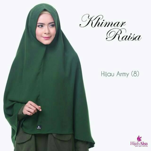 20 Ide Kerudung  Hijau  Army Onocean Shore