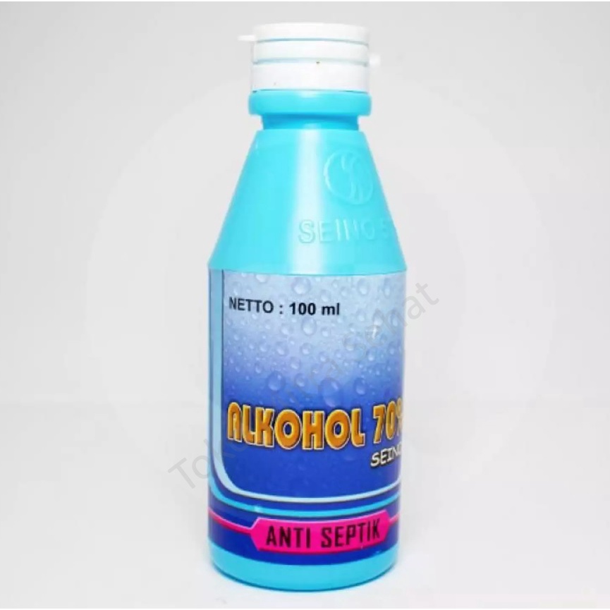 ALKOHOL 70% SEINO 100ml CAIRAN ANTISEPTIK MEMBERSIHKAN LUKA / STERIL LUKA / ALKOHOL PEMBERSIH LUKA
