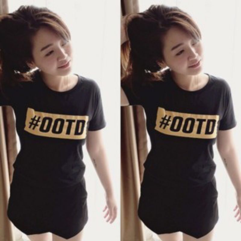 Kaos wanita OOTD Tumblr Tee all size t-shirt perempuan