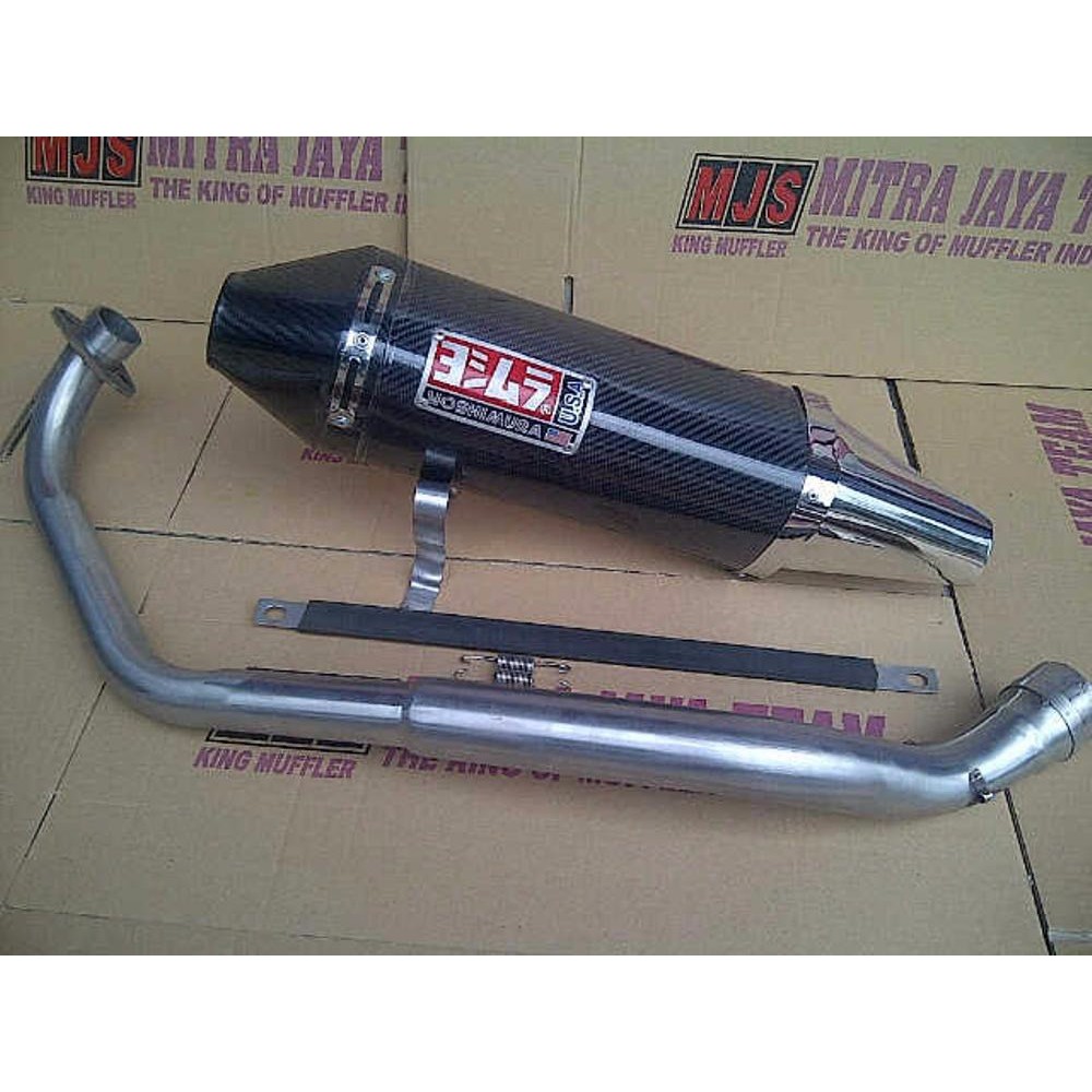 Knalpot Racing Yoshimura Usa Buat R15 Suara Ngebas Adem Mirip Ninja Jika Dikebut Shopee Indonesia