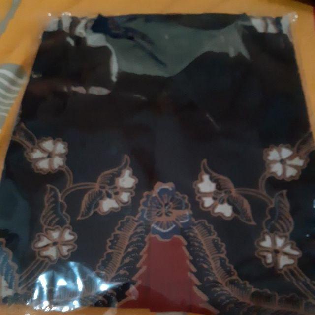 Mahkota Kuning Kemeja Batik Pria Lengan Panjang Full Furing Katun Halus Sragenan