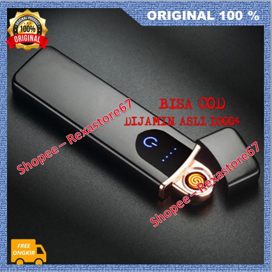 Korek Finger Print Korek Api Elektrik ASLI