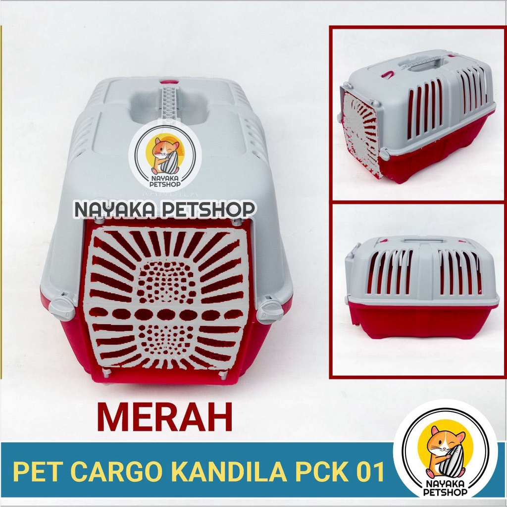 Kandila PCK 01 Pet Cargo Kucing Pet Carrier Murah Travel Musang