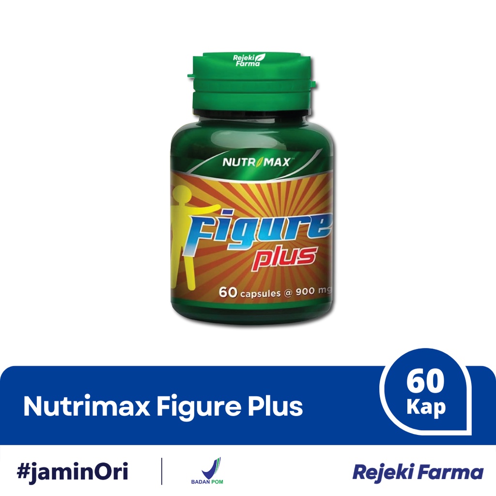 [ BPOM ] Nutrimax Figure Plus isi 60 Kapsul - Nutri max FigurePlus