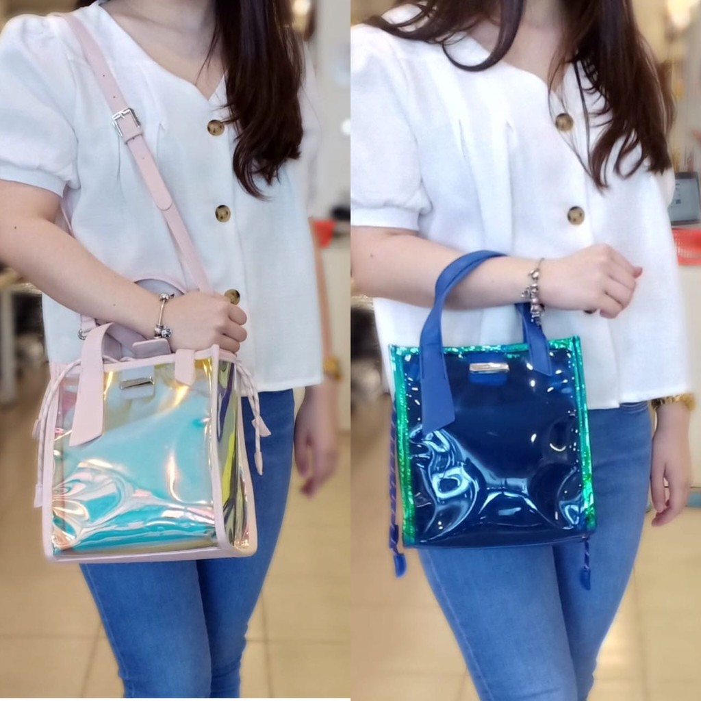TAS CHARLES&KEITH HOLOGRAM 289 LAV free pouch TAS SLEMPANG TAS BRANDED TAS IMPORT TAS BATAM IMPORT