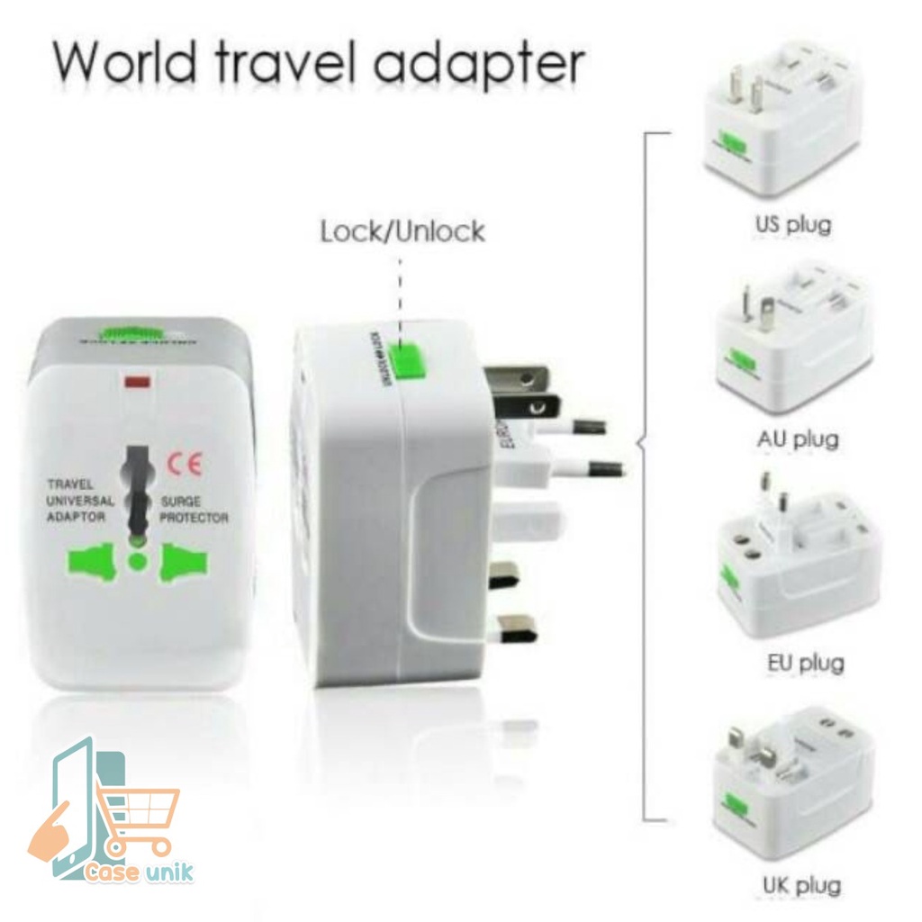 TRAVEL ADAPTOR INTERNASIONAL COLOKAN UNIVERSAL CS4838