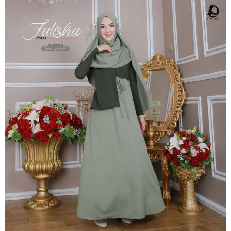 Falisha Dress by DSDR Gamis Premium (Griya Sandang)
