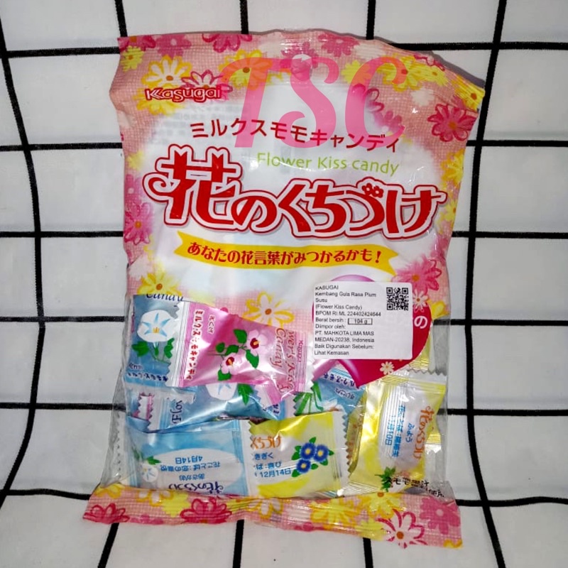 

Kasugai Flower Kiss Candy Kasugai Plum Candy 73gr Permen Jepang