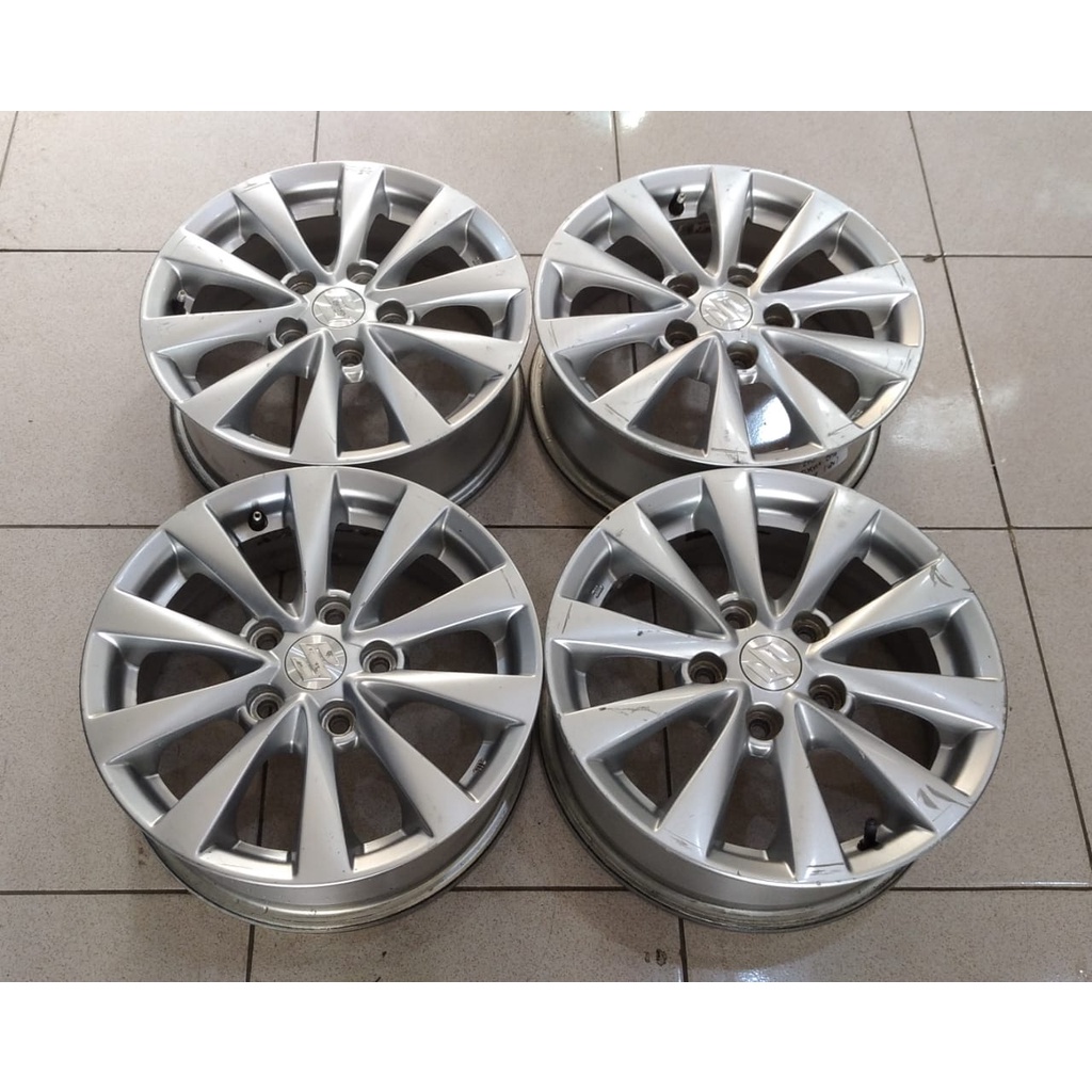 Velg Mobil Bekas Original Oem ERTIGA R15 Lebar 5,5 Hole 5X114,3 Untuk Mobil New Carry Grand Max Apv 