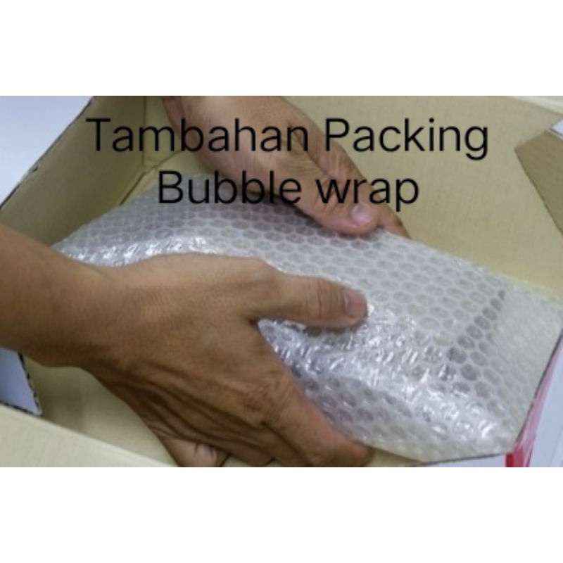 

BubbleWrap tambahan packing