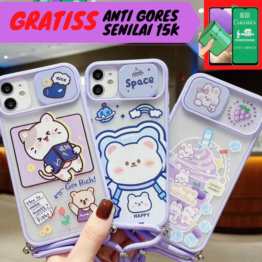 Softcase Soft Case Slie Karakter Hp Handphone  VIVO Y12 Y17 Y20 Y20S Y12S Y21 Y21s Y33s 2021 Y30 Y50