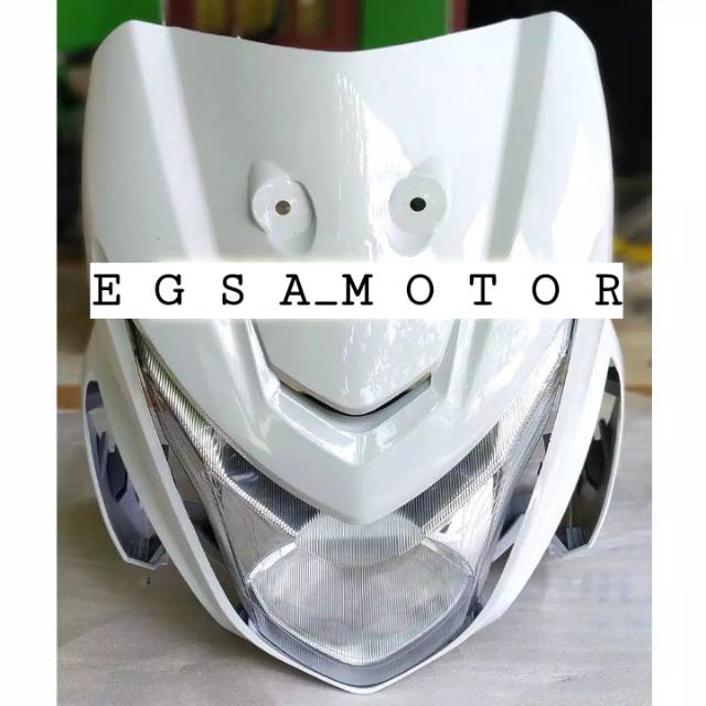 TAMENG DEPAN+REFLEKTOR LAMPU DEPAN HONDA BEAT POP,WARNA PUTIH