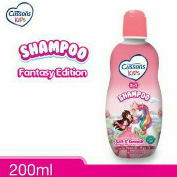 200ML Cussons Kids Shampoo Unicorn Soft &amp; Smooth | Black &amp; Shiny | Fresh &amp; Nourish - Shampo Sampo Anak