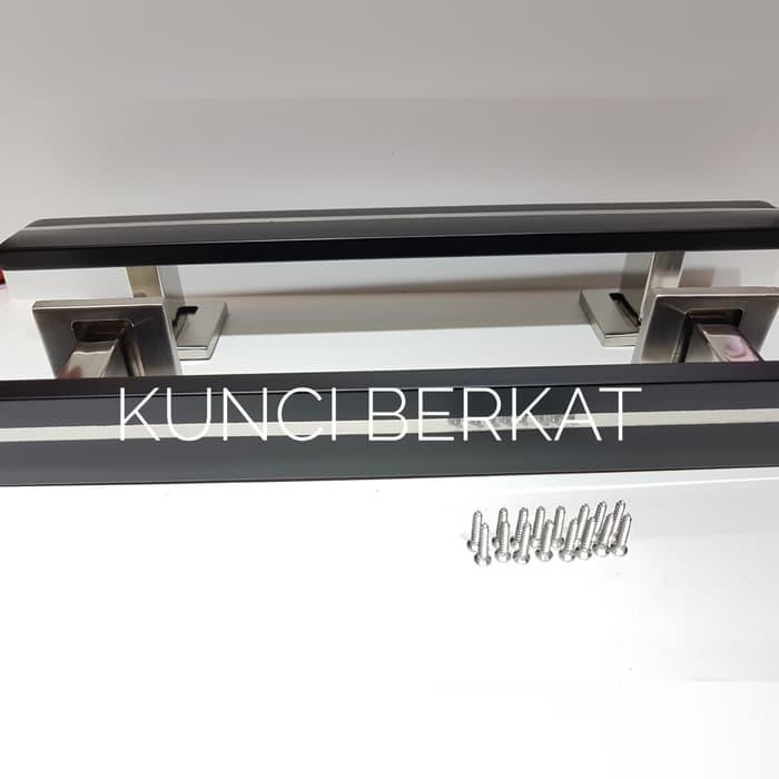Full Handle/Handel/Pegangan Pintu/Pintu Kebaya/Pintu Kupu2/Hitam to