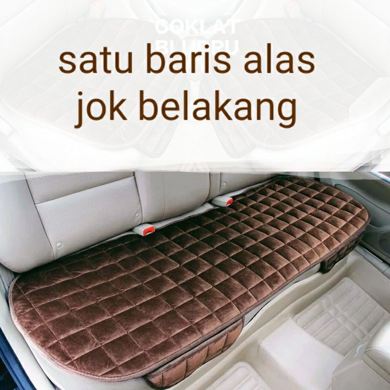 ALAS DUDUK PELINDUNG JOK MOBIL PRODUK LOKAL BERKUALITAS BAHAN BLUDRU HALUS  EMPUK DAN NYAMAN