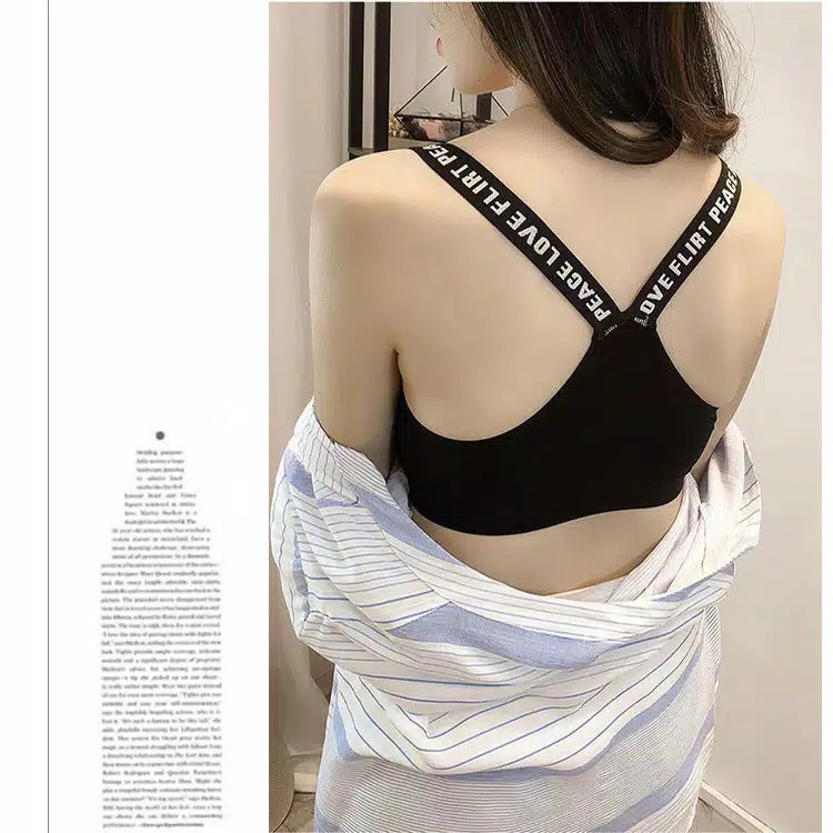 VS - SPORT BRA / BH YOGA PUSH UP GYM FITNESS SENAM WANITA HIGH QUALITY PAKIAN DALAM 5043
