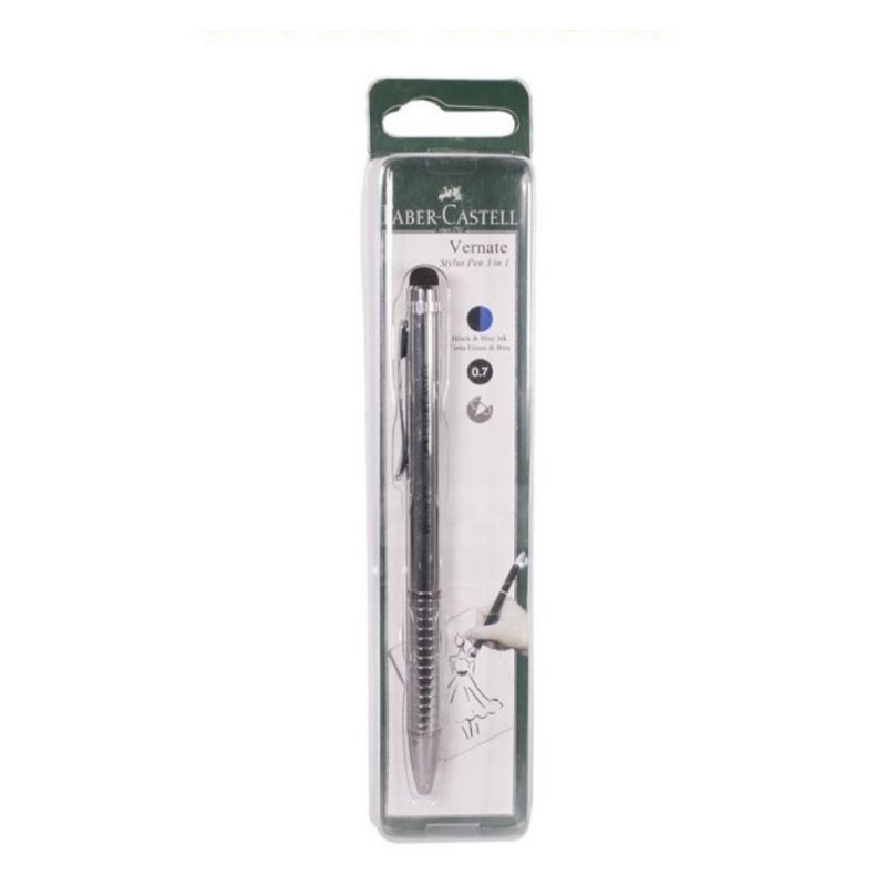 

Faber - Castell Stylus pen Vernate 0.7 MM Barrel silver metalic