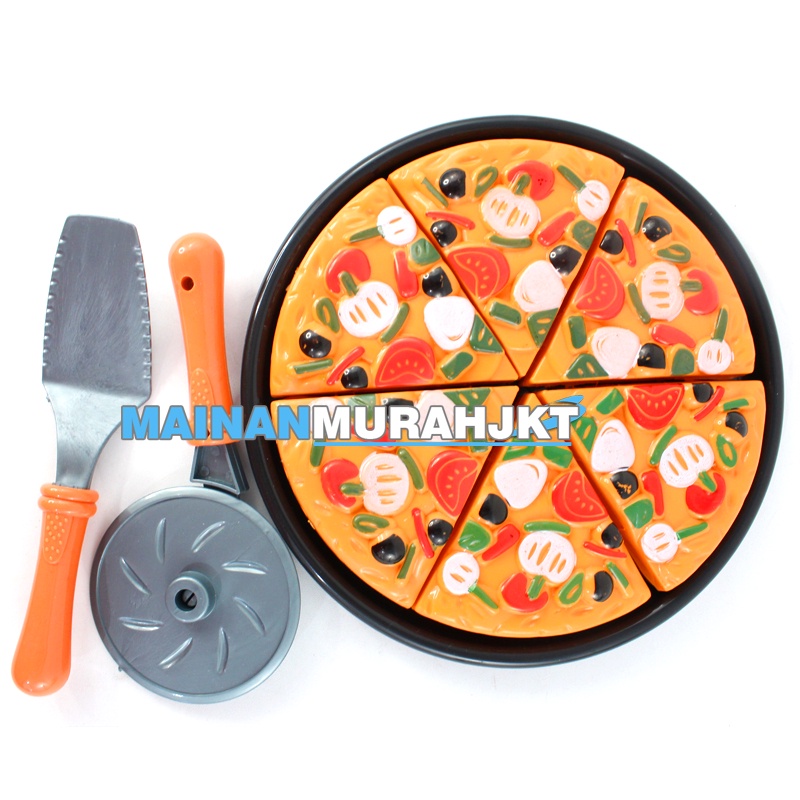 MAINANKEI ANAK MURAH CHEZZY PIZZA SH275 MAINAN KUE PIZZA POTONG