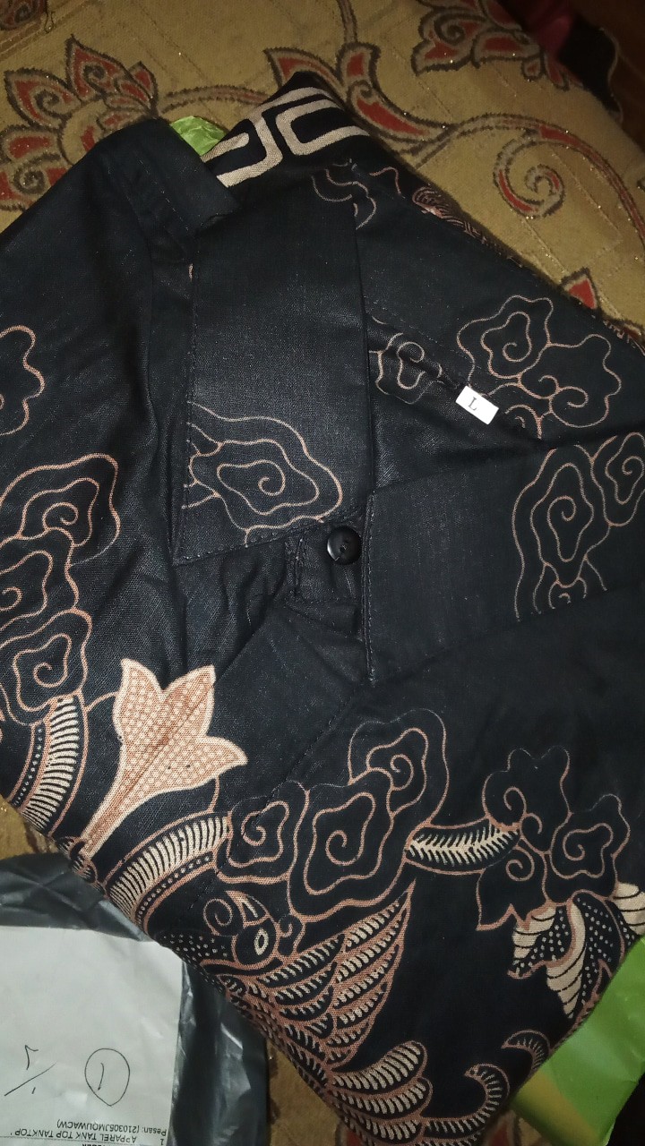 Kemeja Batik Lengan Panjang Baju Bapak Atasan Kantor Batik Cowok Murah Jumbo Batik Pekalongan