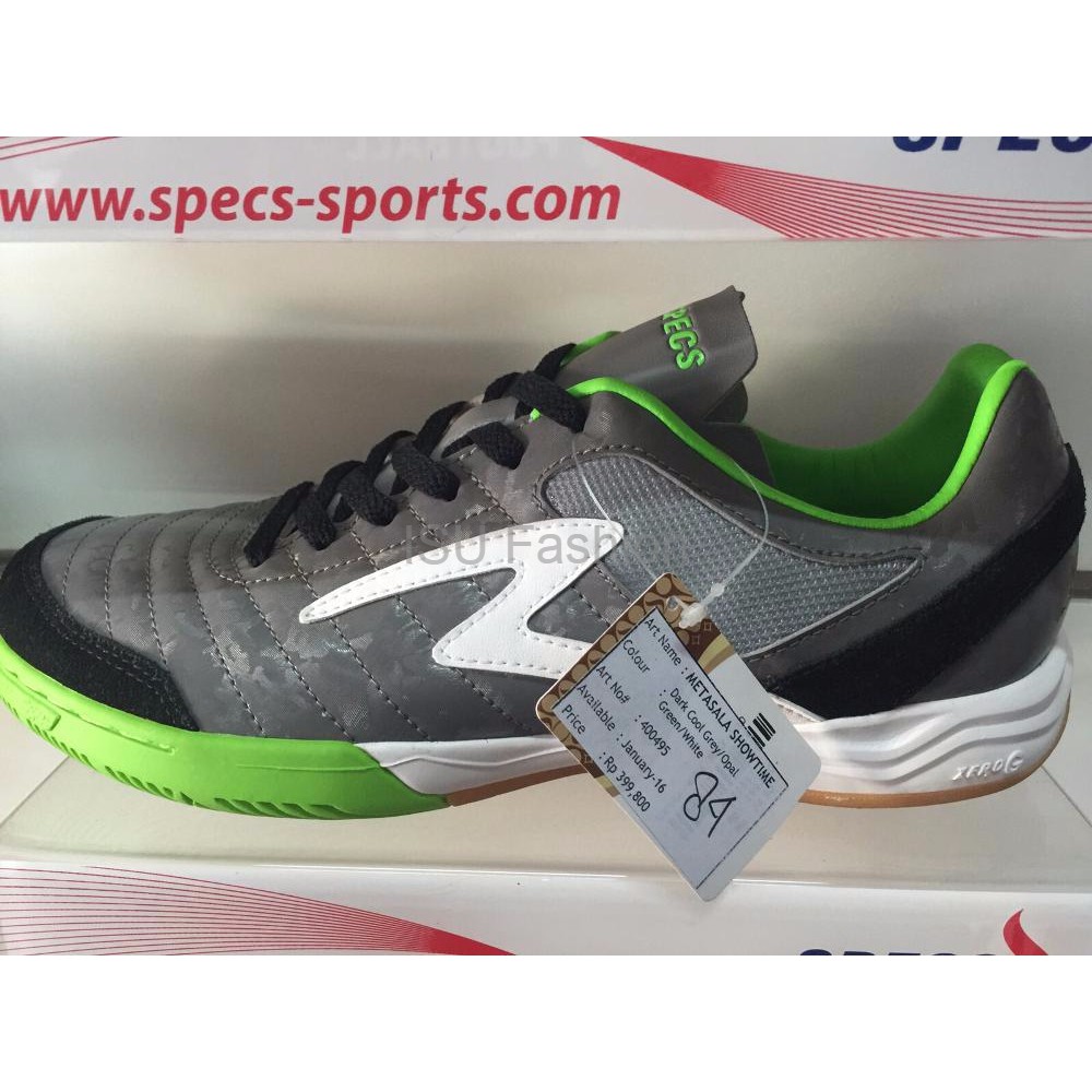 Sepatu Futsal Specs Metasala Showtime Grey 2016 New Model Original 100