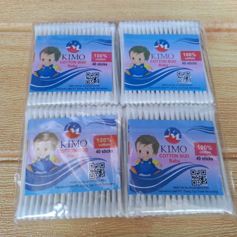 korek kuping isi 100pcs KIMO dewasa / korek kuping Kimo baby / cotton buds