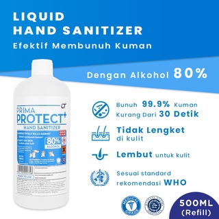 PRIMA Protect+ Hand Sanitizer 500ml [Refill] | Shopee Indonesia