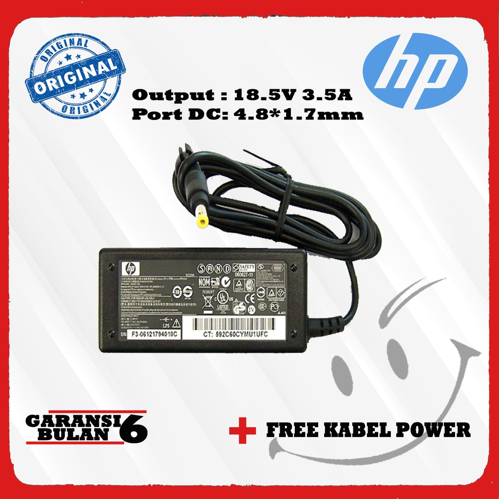 Charger Laptop Compaq cq510 cq515 HP V3000 CQ510 DV2 DV3