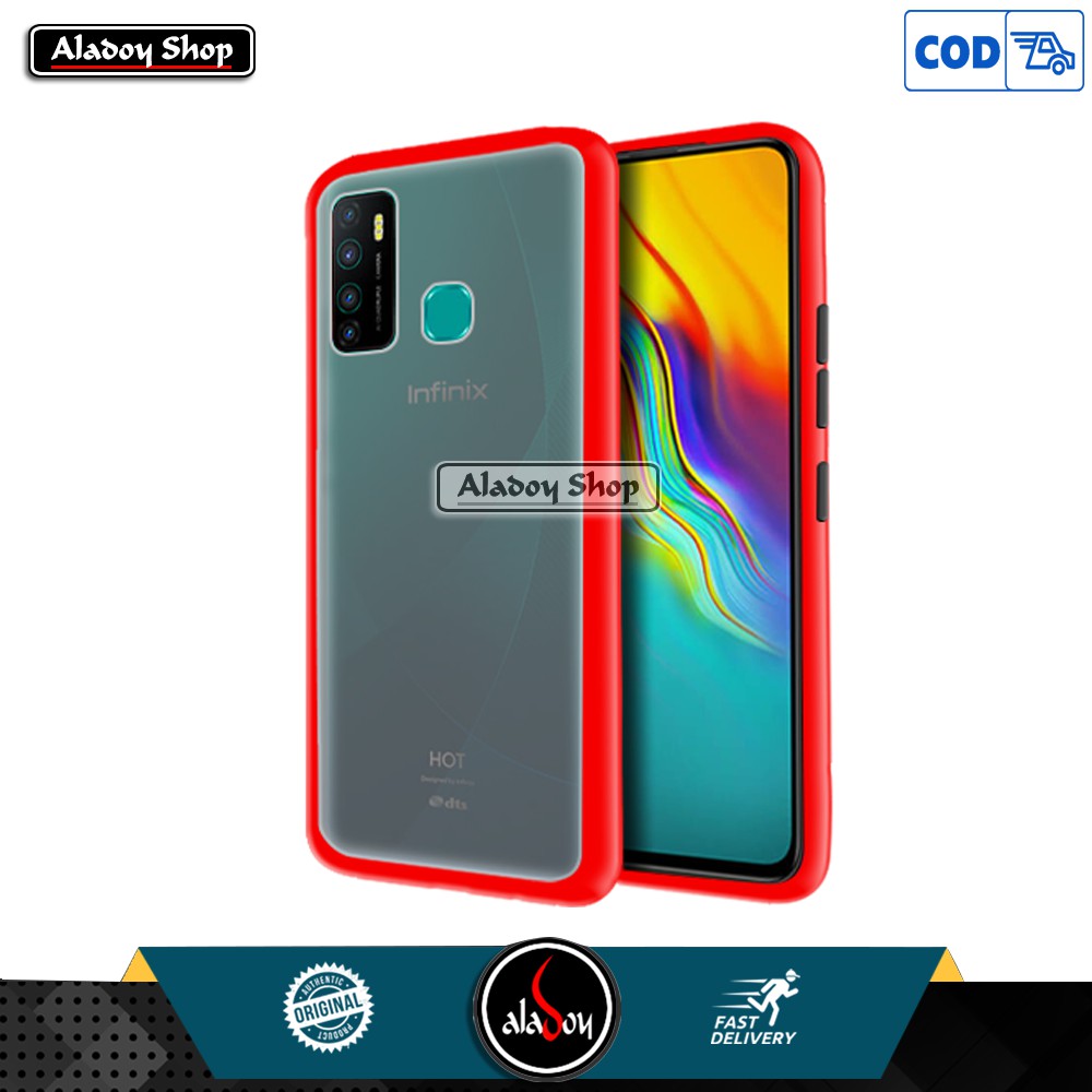 Case INFINIX HOT 9 Fuze Matte Hybrid Premium Hardcase