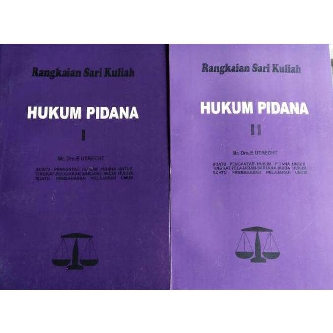 

Bukum Hukum Pidana 1 dan 2 Utrecht Kode 600