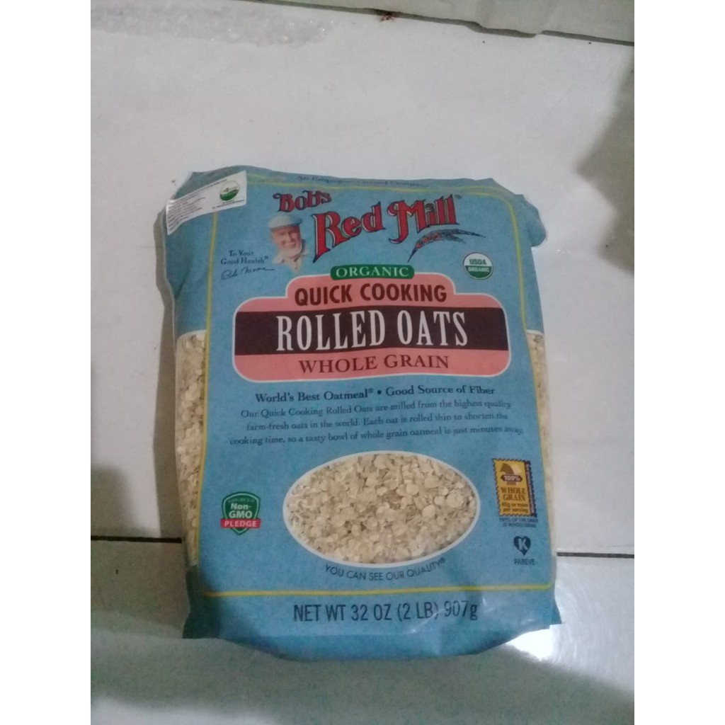

Bobs Red Mill - Org Quick Cooking Oats WG 907Gr