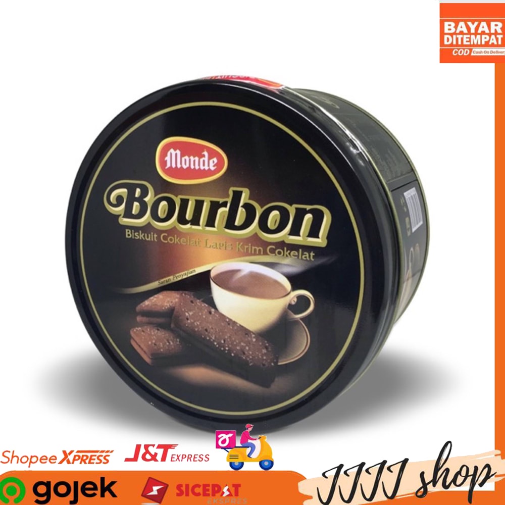 

Monde Bourbon Choco Biskuit Cookies Kemasan Kaleng 500 gr