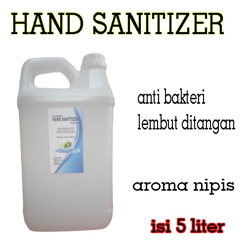 HAND SANITIZER AROMA NIPIS ISI 5 LITER