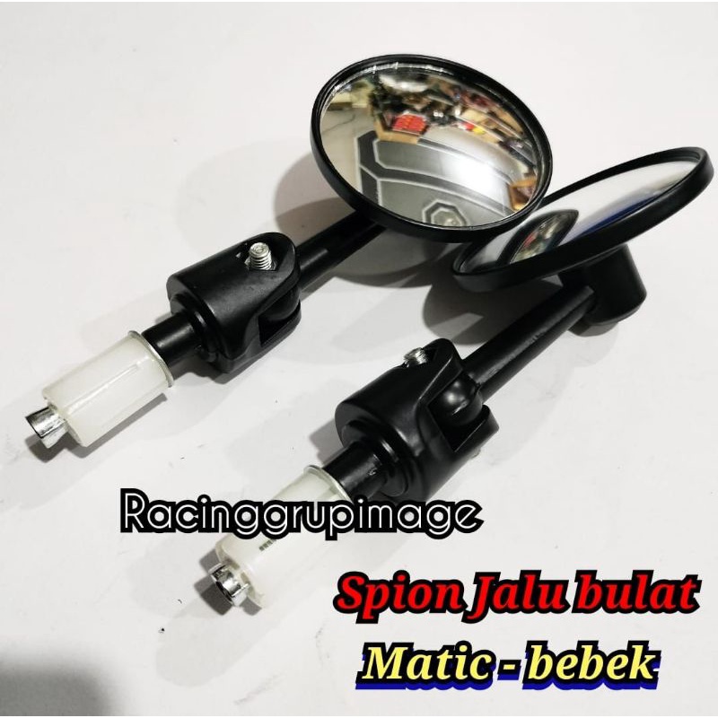 Spion Jalu Bulat Cembung Universal / Spion Bar end / Spion Jalu Bar End / spion jalu vario 150 / spion bar end beat / bar end aerox