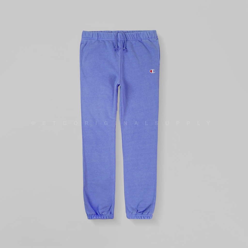 Celana Sweatpants Pria CHMPN  Reverse Weave Heavyweight Fleece Purple