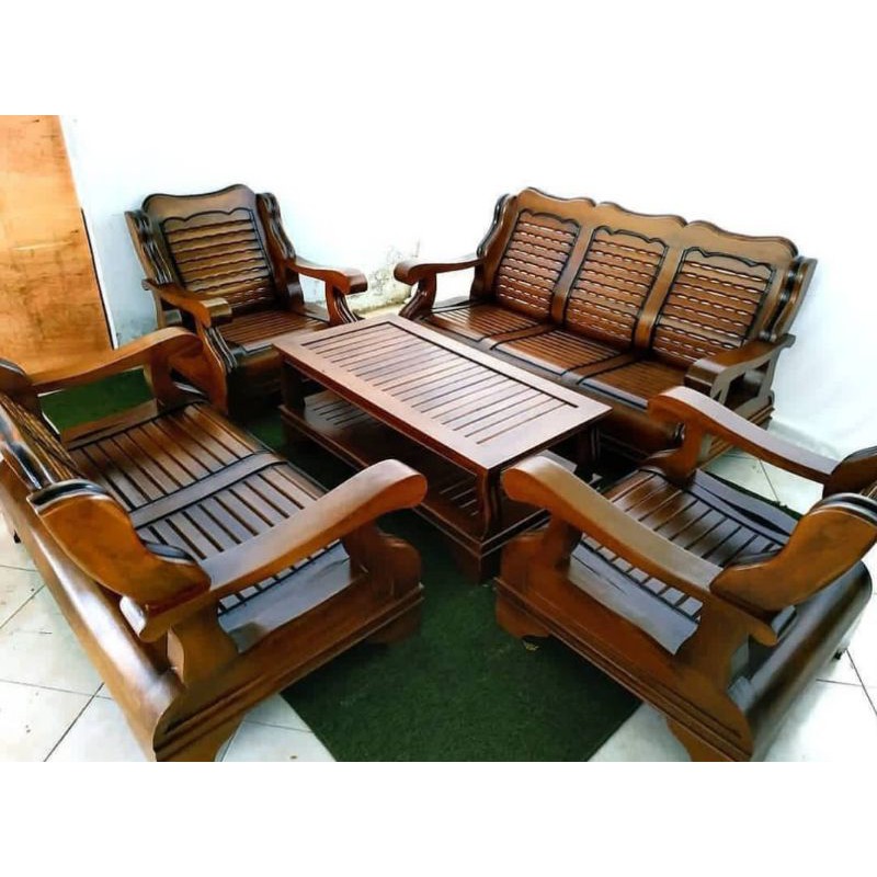 kursi tamu gajah/kursi tamu minimalis kayu jati