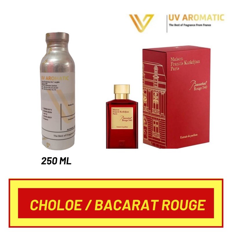 BIBIT PARFUM CHOLOE / BACARAT ROUGE 250 ML BY UV AUROMATIC