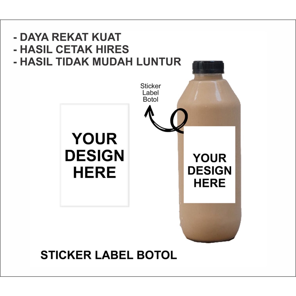 

Cetak Stiker label botol ukuran sedang